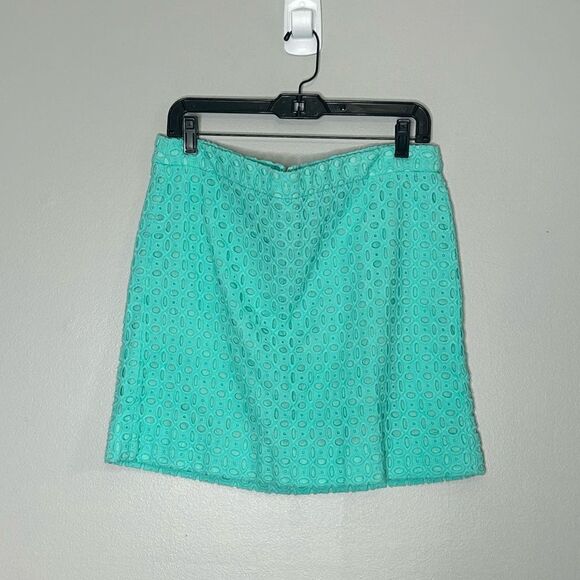 J.Crew Eyelet Mini Skirt - Picture 1 of 3